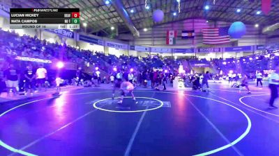 123 lbs Round Of 16 - Lucian Hickey, Beaver Dam WC vs Nata Campos, No Team