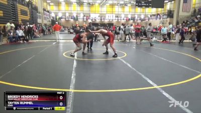 175 lbs Semifinal - Broedy Hendricks, Team Valley Wrestling Club vs Tayten Rummel, Iowa