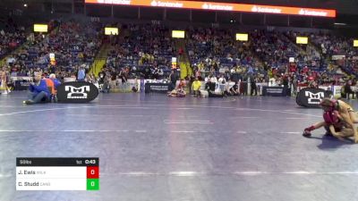 50 lbs Quarterfinal - Jennah Ewis, Wilkes Barre vs Cora Studd, Canon-McMillan