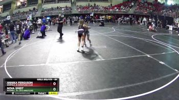 89 lbs Cons. Round 3 - Annika Ferguson, Norfolk Jr Wrestling Club vs Nova Smidt, Maxwell Jr. Cats Wrestling