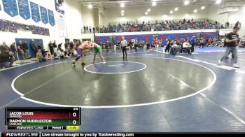215 lbs Champ. Round 1 - Jacob Louis, Lewiston vs Daemon Huddleston, Lakeland