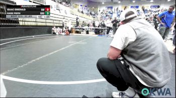 92 lbs Quarterfinal - Isaac Emerald, Raw Wrestling Club vs Kase Frith, Duncan Demon Wrestling