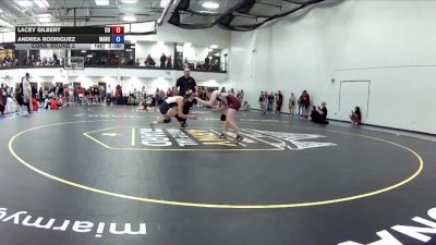 124 B Cons. Round 2 - Lacey Gilbert, Campbellsville University vs Andrea Rodriguez, Manchester University