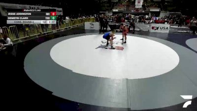 Quarters - Jesse Addington, Driller Wrestling Club vs Demetri Clark, Temecula Valley High School Wrestling