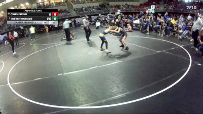 70 lbs Champ. Round 2 - Owen Spink, Nebraska Boyz vs Trever Hodges, Wahoo Wrestling Club