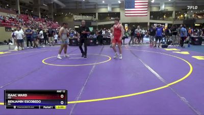 215 lbs Semifinal - Isaac Ward, MO vs Benjamin Escobedo, CA