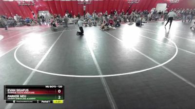 120 lbs Quarterfinal - Parker Neu, Askren Wrestling Academy vs Evan Sigafus, Warrior Youth Wrestling