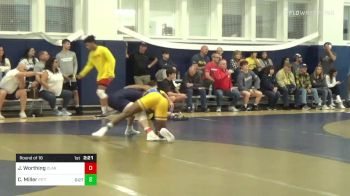 174 lbs Round Of 16 - John Worthing, Clarion vs Carson Miller, Pittsburgh