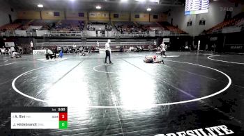 133 lbs Quarterfinal - Angelo Rini, Indiana vs John Hildebrandt, Drexel