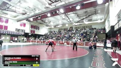 155 lbs 7th Place Match - Aaliyah Rios, Oxnard vs Michelle Flores, Rio Mesa