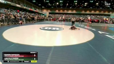 48-52 lbs Round 2 - Lincoln Marsh, Spanish Springs Wrestling Club vs Ramon Raygoza, Spanish Springs Wrestling Club