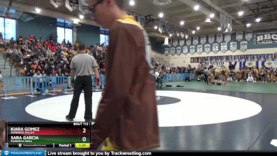 143 lbs Semifinal - Sara Garcia, Murrieta Mesa vs Kiara Gomez, Murrieta Valley