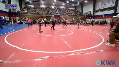 75 lbs Semifinal - Bo Ely, Warner Eagles Youth Wrestling vs Joseph Kidwell, Raw Wrestling Club