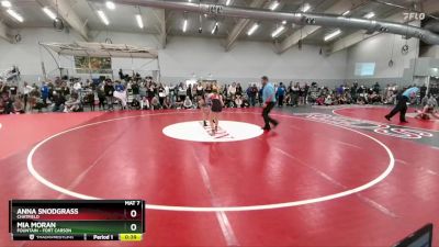 100 lbs Cons. Semi - Anna Snodgrass, Chatfield vs Mia Moran, Fountain - Fort Carson