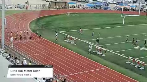 Youth Girls' 100m, Semi-Finals 3 - Age under 8