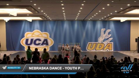 Nebraska Dance - Youth Pom White [2023 Youth - Pom - Small 1/7/23] 2023 UDA Chicagoland Dance Challenge