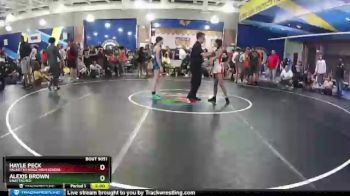 103 lbs Round 2 - Hayle Peck, Palmetto Ridge High School vs Alexis Brown, Unattached