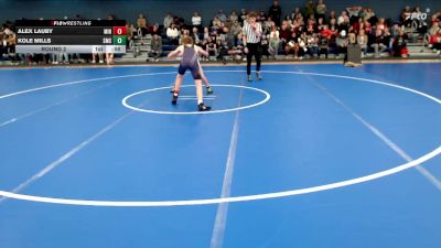 97-105 lbs Round 2 - Alex Lauby, Minden vs Kole Mills, Sunrise