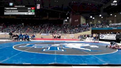 157 lbs Champ. Round 2 - Caleb Barnes, Johnson Central vs Max Brewer, Bethlehem