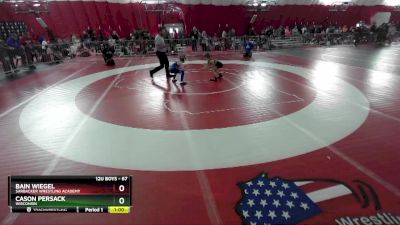 67 lbs Cons. Round 2 - Bain Wiegel, Sarbacker Wrestling Academy vs Cason Persack, Wisconsin