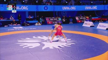 50 kg 1/4 Final - Otgonjargal Dolgorjav, Mongolia vs Zeinep Bayanova, Kazakhstan