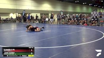 120 lbs Round 1 (16 Team) - Jaime Nunez, Naples Wrestling vs D`Angelo Gil, Red Knights