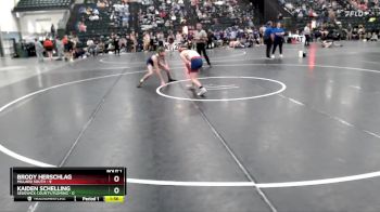 120 lbs Round 1 (16 Team) - Brody Herschlag, Millard South vs Kaiden Schelling, Sedgwick County/Fleming