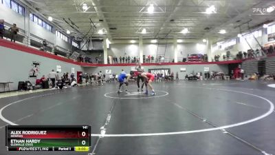 141 lbs Champ. Round 2 - Alex Rodriguez, Newman vs Ethan Hardy, Glenville State
