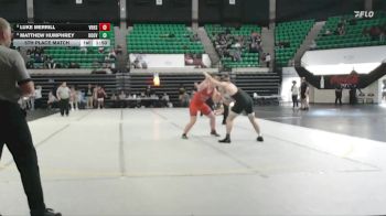 7A 215 lbs 5th Place Match - Matthew Humphrey, Hoover vs Luke Merrill, Vestavia Hills