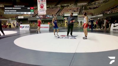 Cadet Boys Lower - 113 lbs Cons. Round 5 - Jeovanni Guerrero, Silver Creek WC vs Massi Nawabi