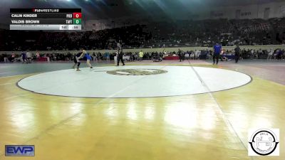 84 lbs Consi Of 16 #2 - Calin Kinder, Piedmont vs Valdis Brown, Taft Middle School