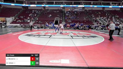 145 lbs Qtr-finals - Jackson Bowers, Fort Leboeuf vs Aaron Ickes, Chestnut Ridge