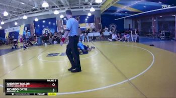 120 lbs Round 6 (8 Team) - Ricardo Ortiz, Greasers vs Andrew Taylor, George Jenkins WC