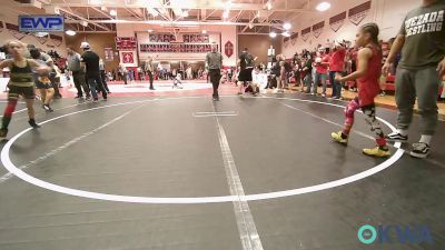 64 lbs Rr Rnd 5 - Logan Ponce, Hilldale Youth Wrestling Club vs Cole Ryon, Broken Arrow Wrestling Club