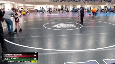 84 lbs Finals (8 Team) - Wyatt Schultz, LCWM vs Cameron Rodgers, Chaska/Chanhassen