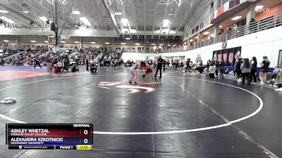 131 lbs Semifinal - Alexandra Szkotnicki, McKendree University vs Ashley Whetzal, Missouri Valley College