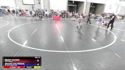 92 lbs Round 3 - Brady Oleson, Team Nazar vs Brooks Halverson, RT Elite Wrestling