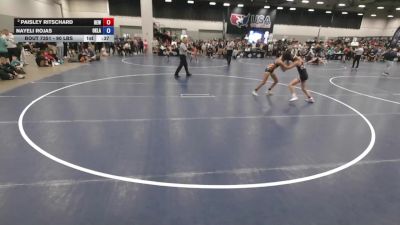 90 lbs Champ. Rd Of 16 - Nayeli Rojas, Oklahoma vs Paisley Ritschard, RT Elite Wrestling