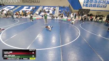 40-42 B Round 2 - Luca Abe, Westlake vs Rex Nielson, Champions Wrestling Club