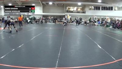 149 lbs Prelim - Hashim Wordlaw, Thomas More vs James Cevizian, LOURDES UNIV
