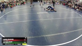 85 lbs Round 4 (6 Team) - Jaxon Kraemer, Team Texas vs Hayden Nozie, Team Arizona