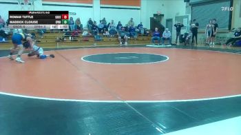 120 lbs Round 1 (6 Team) - Roman Tuttle, Gypsum-Southeast Of Saline HS vs Maddox Cloiuse, Easton-Pleasant Ridge HS