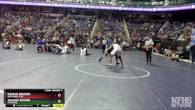 3A 175 lbs Cons. Round 3 - Kamar Brown, Northside (Jax) vs Khadin Boone, Ashbrook