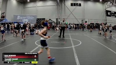 52 lbs Placement (4 Team) - Tanner Sharp, Iron Horse vs Dax Border, Kings K6