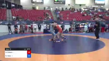 87 kg Round Of 16 - Anthony Edson, All Navy vs Sione Halo, Tri Cities Wrestling Club