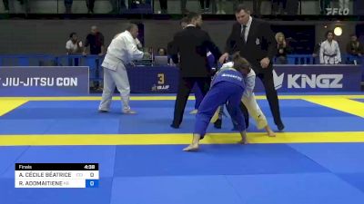 AUR LIE C CILE B ATRICE FORTIN vs RAIMONDA ADOMAITIENE 2023 European Jiu Jitsu IBJJF Championship