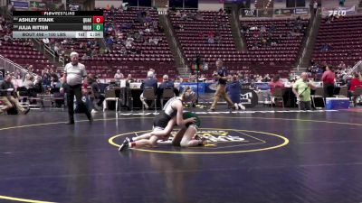 100 lbs First Round - Ashley Stank, Quakertown-G vs Julia Ritter, Hughesville-G