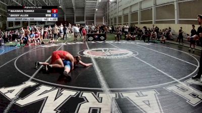 132 lbs Champ. Round 3 - Maximus Torrez, California vs Brody Allen, Wyoming