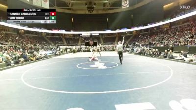 I-101 lbs 1st Place Match - Tanner Catrabone, St. Francis vs Jon Tutku, Massapequa