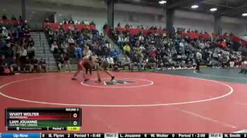 Round 2 - Liam Jouanne, Center Point-Urbana vs Wyatt Wolter, Williamsburg